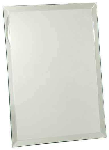 Clear Glass Mirror Plaque
