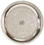 Round Silver-Plated Tray