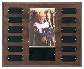 Cherry Finish Perpetual Plaque with Photo Sleeve