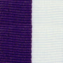 Neck Ribbon - Purple & White