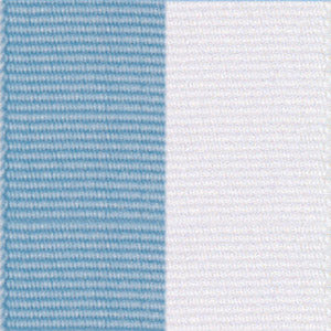 Neck Ribbon - Light Blue & White