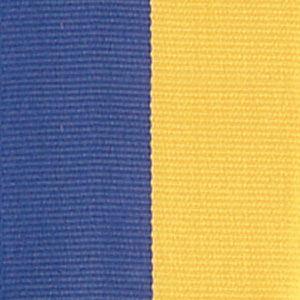 Neck Ribbon - Blue & Gold – BJs Trophy