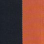 Neck Ribbon - Black & Orange