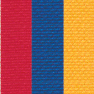 Neck Ribbon - Red, Blue, & Gold