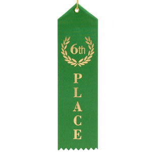 6th Place Ribbon – BJs Trophy