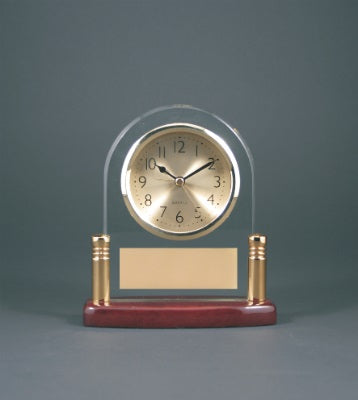 Glass Arch Clock