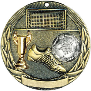 Tri-Colored Medal - Soccer