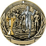 Tri-Colored Medal - Cross Country