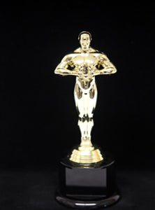 Oscar Figure on Round Base - 8.5"