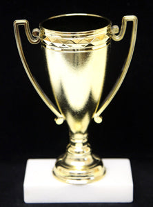 Gold Cup Figure on Marble