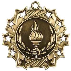 Ten Star Medal - Victory Torch