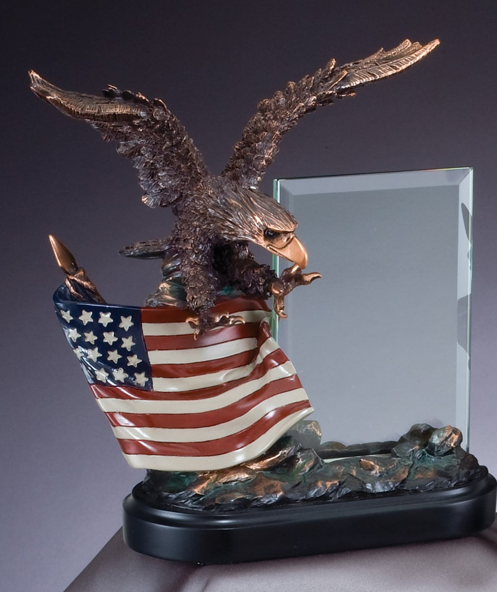 American Eagle - Full Color with Glass Plaque