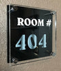 Acrylic Two Layer Wall Sign - Square